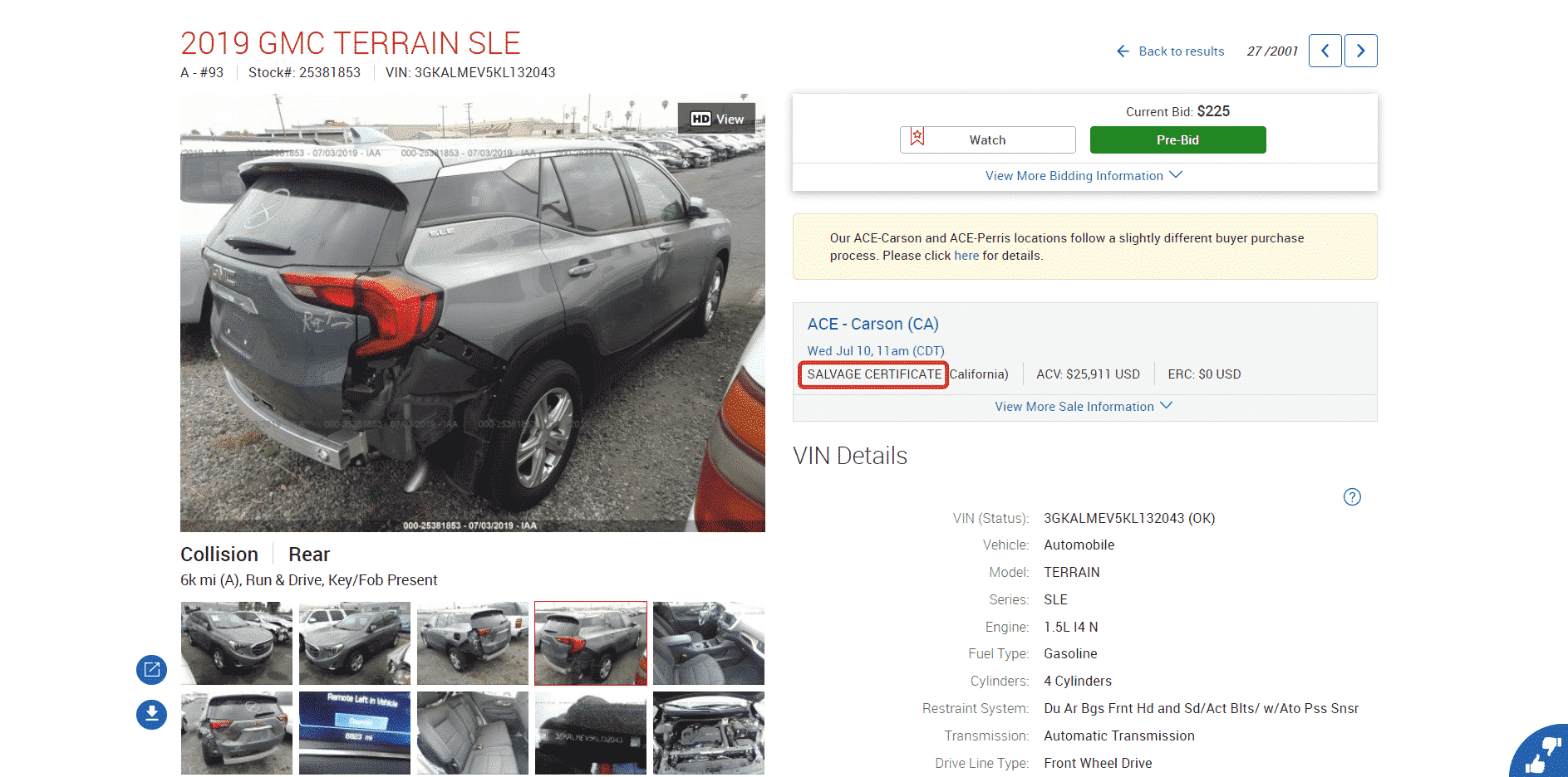 Salvage title